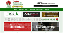 Desktop Screenshot of huddersfieldcricketleague.co.uk